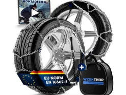 Werkthor Stahlschneekette Werkthor Schneeketten 2er Set WT 60 2er Set