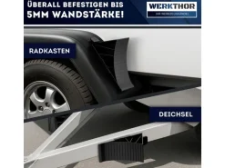 Werkthor Unterlegkeile mit Halterung 1600 kg