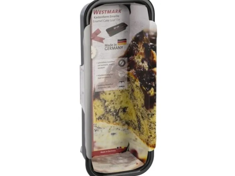 Westmark Cakeform Kasten Emaille, L 30 cm Kasten Emaille 30 cm