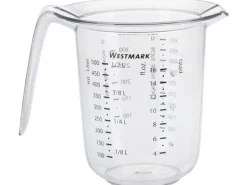 Westmark Messbecher Messkanne, 0,5 l 5 dl, Transparent