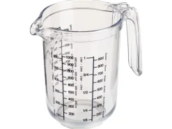 Westmark Messbecher Messkanne Gerda, 1 l 10 dl, Transparent