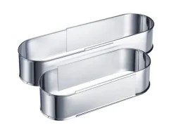 Westmark Ovale Backform, ausziehbar von 27 - 40 cm, 27 x 9.5 x 7 cm
