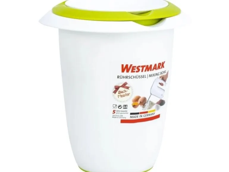 Westmark Quirltopf mit Spritzschutz, apfelgrün, 1 lt