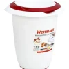 Westmark Quirltopf mit Spritzschutz, rot, 1 lt