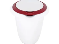 Westmark Quirltopf mit Spritzschutz, rot, 1 lt