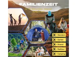 Where tomorrow Drei Personenzelt Pop-Up - Blau