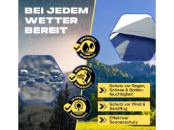 Where tomorrow Drei Personenzelt Pop-Up - Blau