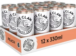 White Claw Hard Seltzer Peach 12 x 0.33 l