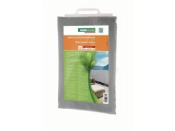 Windhager Sichtschutz Balkonbespannung Malta 0.9x5m, Silber-grau