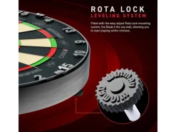 Winmau Blade-360 Sisal Stahl Carbon Mehrfarbig 45.70 cm