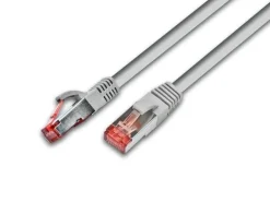 Wirewin Patchkabel RJ-45 - RJ-45, Cat 6, S/FTP, 1 m, Grau