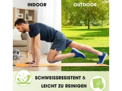 World Fitness Fitnessmatte Ashanti 190 cm x 100 cm, Grün