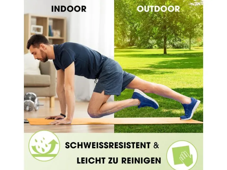 World Fitness Fitnessmatte Ashanti 190 cm x 100 cm, Grün