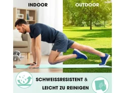 World Fitness Fitnessmatte Ashanti 190 cm x 100 cm, Türkis