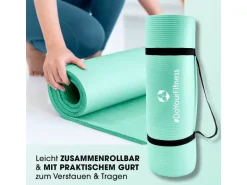 World Fitness Fitnessmatte Ashanti 190 cm x 100 cm, Türkis