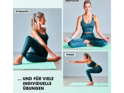 World Fitness Fitnessmatte Ashanti 190 cm x 100 cm, Türkis