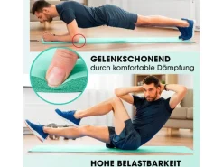 World Fitness Fitnessmatte Ashanti 190 cm x 100 cm, Türkis