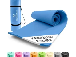 World Fitness Fitnessmatte Jivan 183 cm x 61 cm, Blau