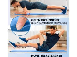 World Fitness Fitnessmatte Jivan 183 cm x 61 cm, Blau