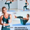 World Fitness Fitnessmatte Yamuna 183 cm x 61 cm, Blau