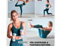 World Fitness Fitnessmatte Yamuna 183 cm x 61 cm, Grau