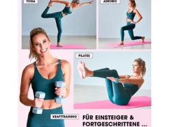 World Fitness Fitnessmatte Yamuna 183 cm x 61 cm, Pink