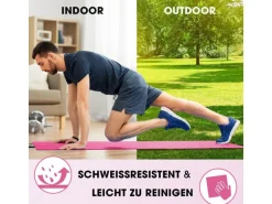 World Fitness Fitnessmatte Yamuna 183 cm x 61 cm, Pink