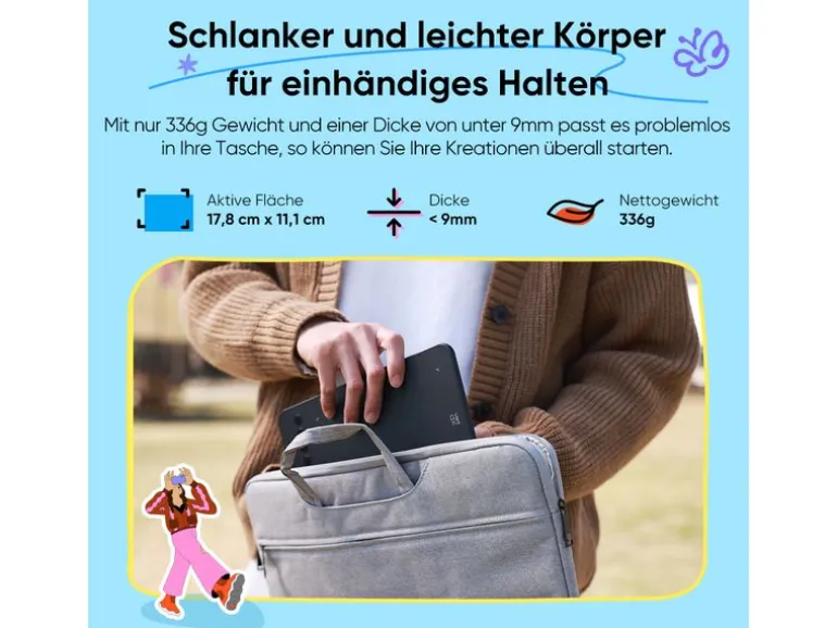 XP-PEN Grafiktablet Deco Mini7W V2