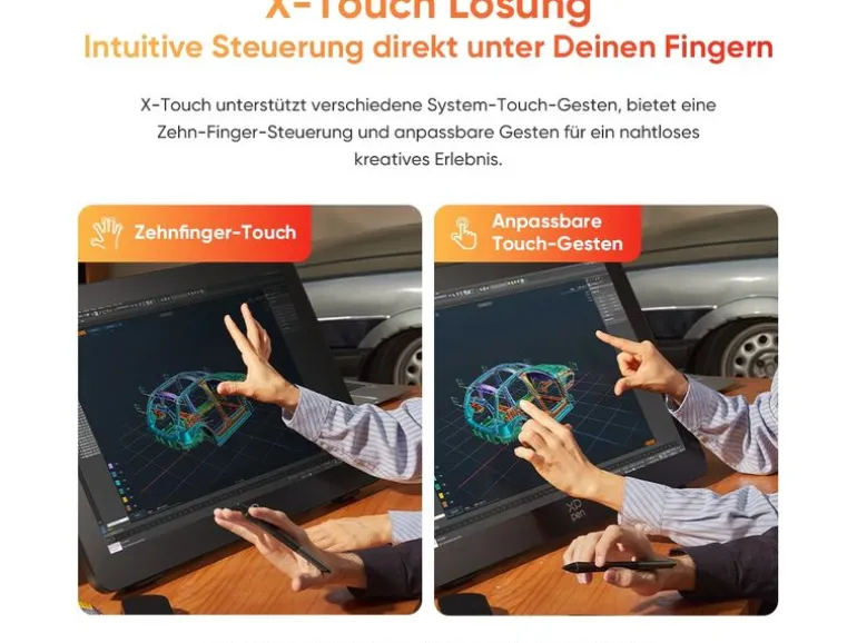 XP-PEN XPPen Artist Pro 27 Gen2 Display 4K Touch 120 Hz Schwarz
