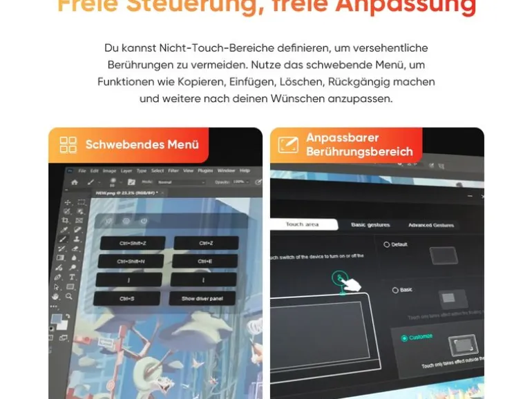 XP-PEN XPPen Artist Pro 27 Gen2 Display 4K Touch 120 Hz Schwarz