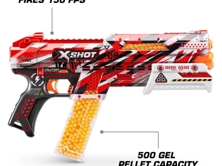 X-Shot Hyper Gel Clutch Blaster mit Gel-Kugeln – EN71 Series 1