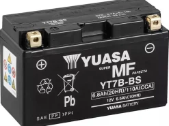 YUASA Motorradbatterie AGM 12V/6.8Ah/110A