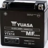 YUASA Motorradbatterie AGM 12 V/12.6Ah/200A