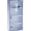 Zeller Present Erste Hilfe Schrank 27 x 12 x 57 cm, Silber