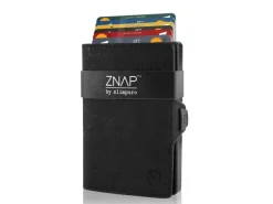 ZNAP Portemonnaie Slim Wallet Kork Black, 8er