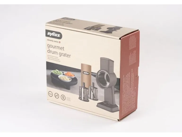 Zyliss Trommelreibe Gourmet Silber/Grau